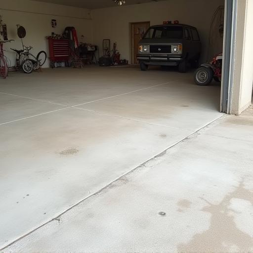 Before: Brighton garage floor